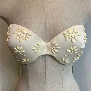 Victoria’s Secret Beaded Bikini Top Size 34D